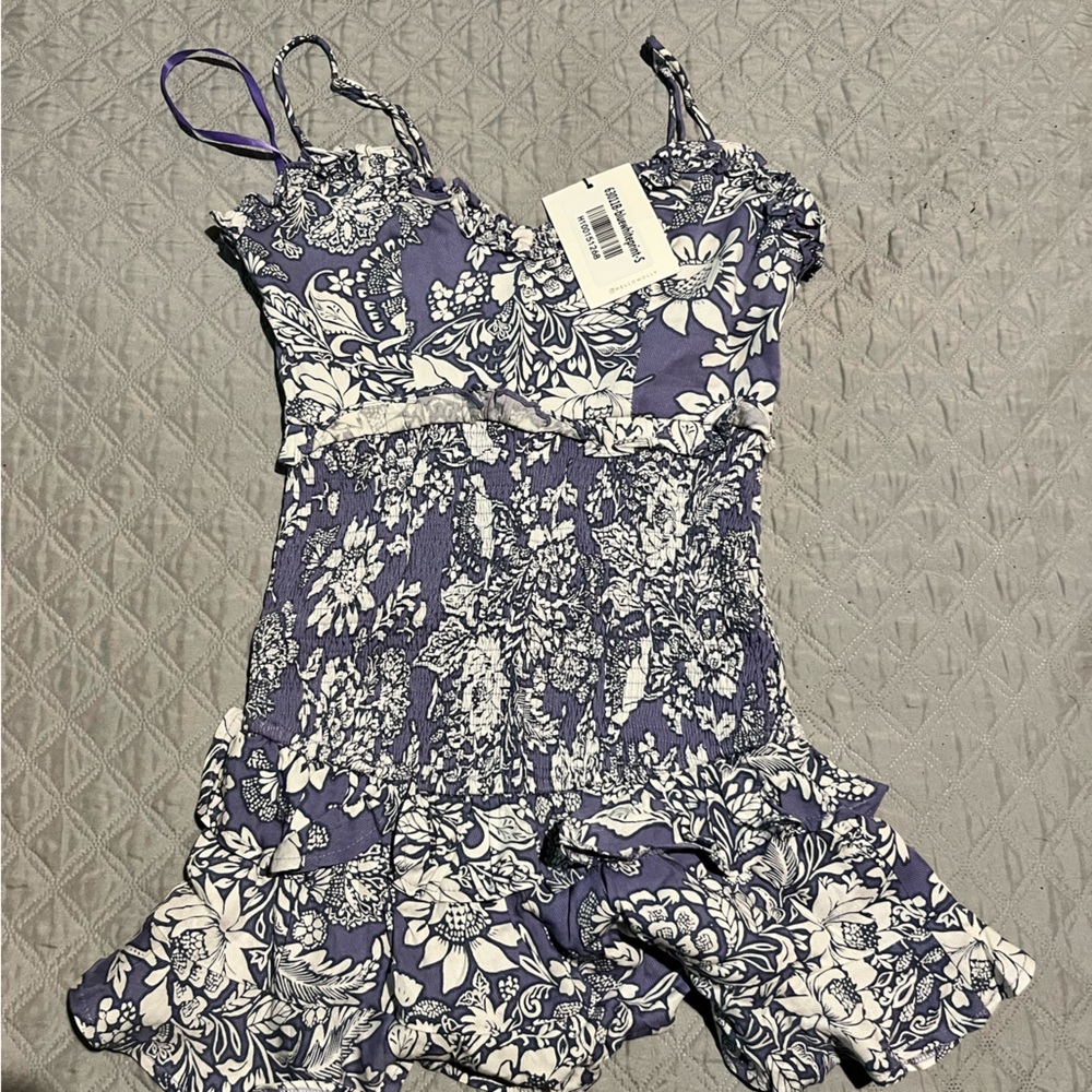 Flower mini dress